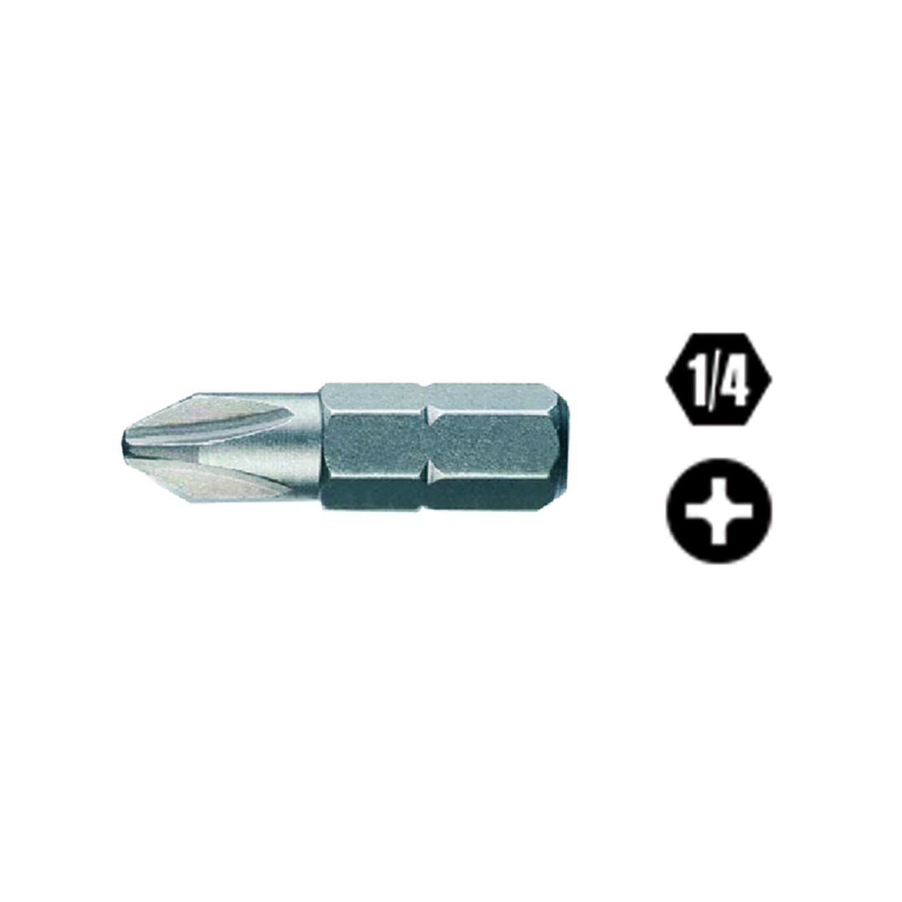 Inserti per avvitatori art. 861 ph/c3 ph 3 mm 25 - cf. 10 pz - 10 pz