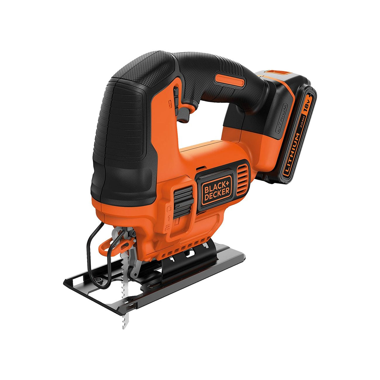 Seghetto alternativo a batteria 'bdcjs18-qw' 18v - 2 ah litio