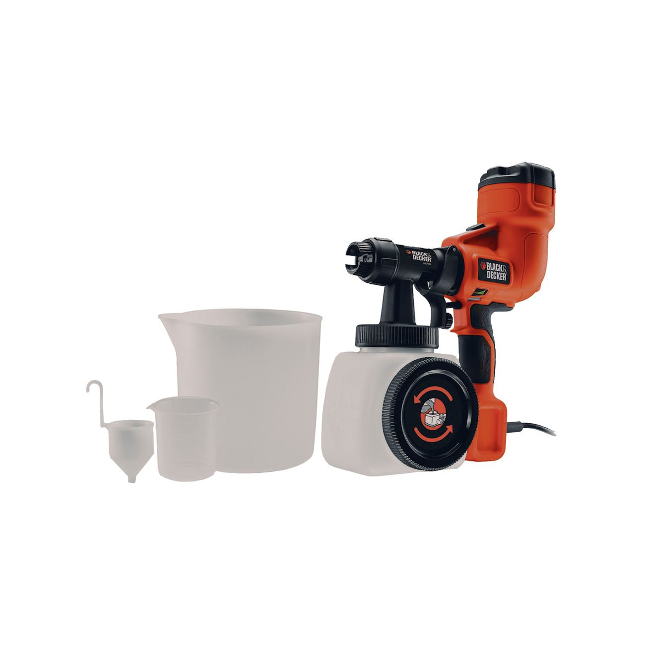 Pistola per verniciatura a spruzzo 'hvlp200c-it' 400 w - barattolo 1200 ml