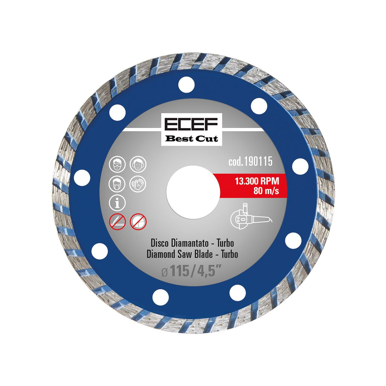 Disco diamantato Ø 115 x 2,0