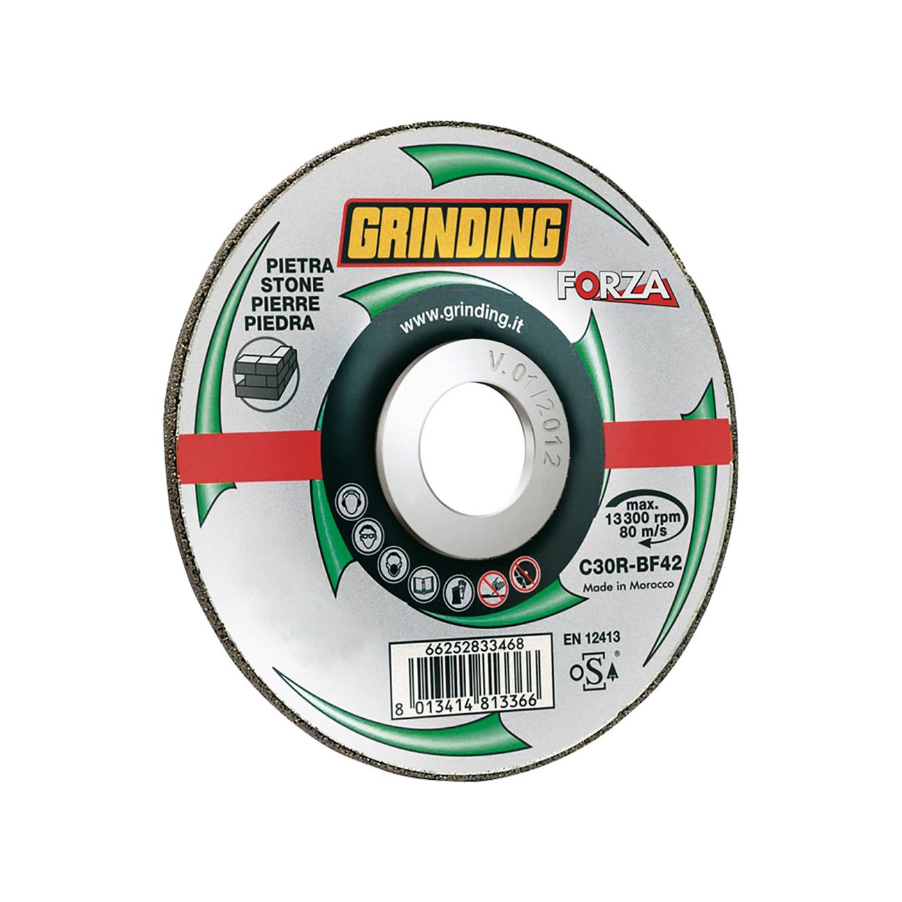 Mola abrasiva per pietra Ø 230 x 3,2 - 25 pz