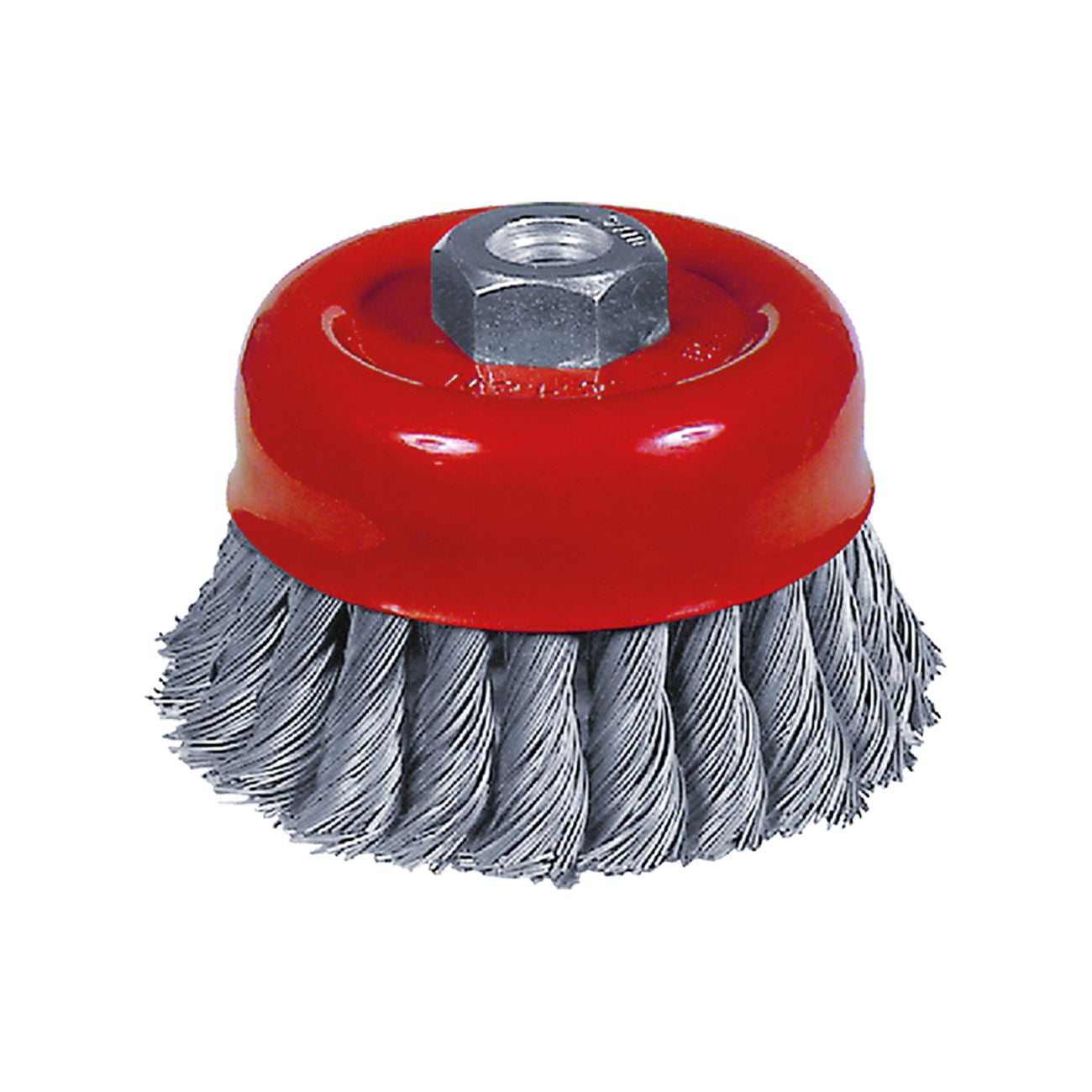 Spazzola a tazza per smerigliatrice Ø mm 80 foro m 14