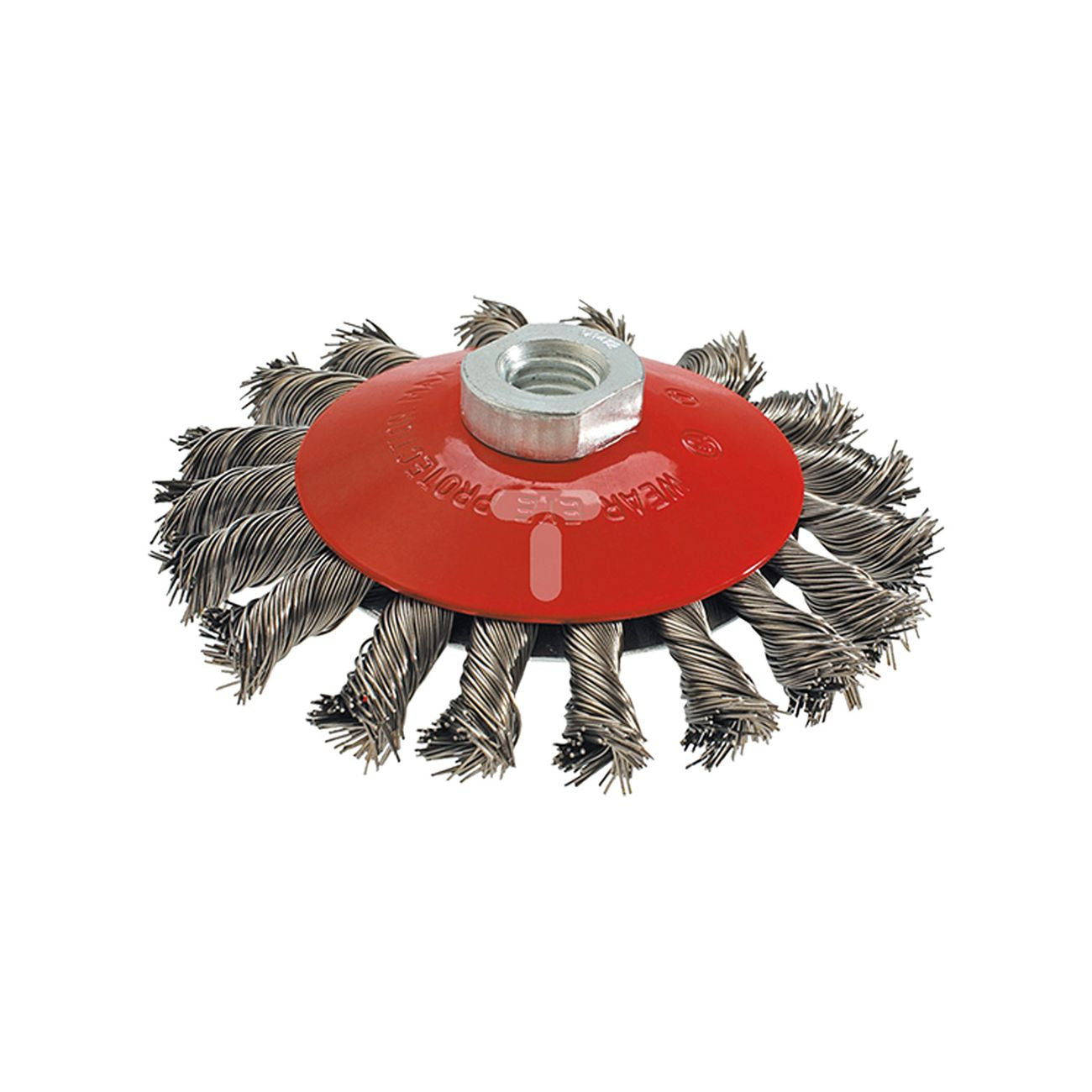 Spazzola circolare conica Ø mm 100 foro m 14