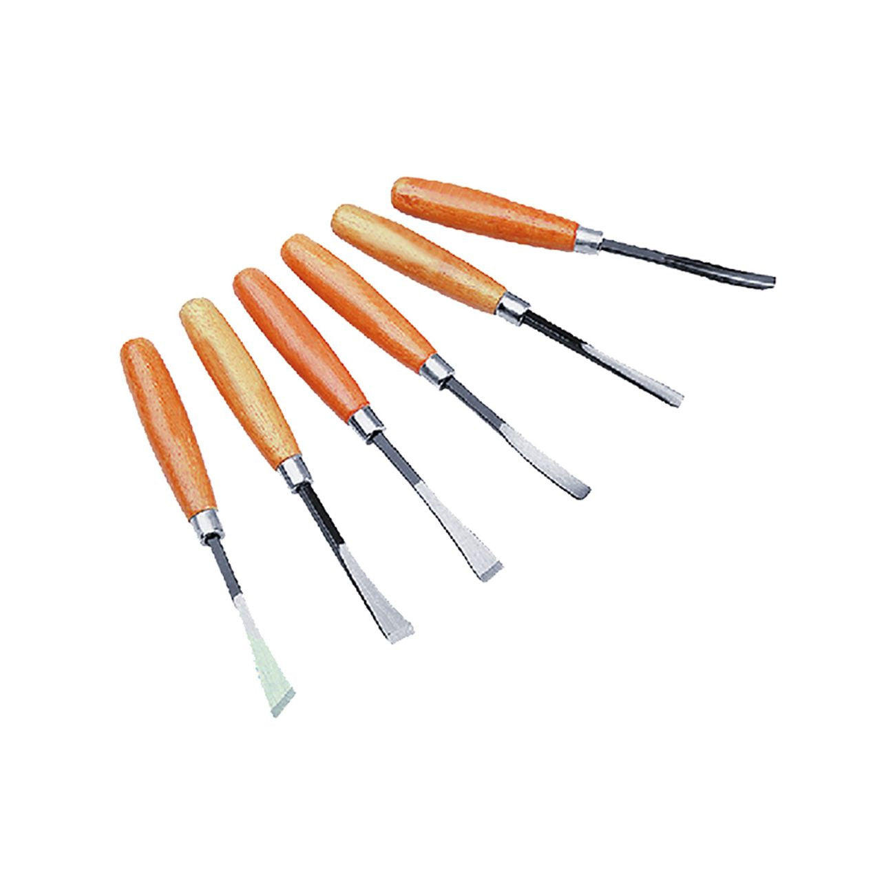 Sgorbie per legno serie 6 pezzi