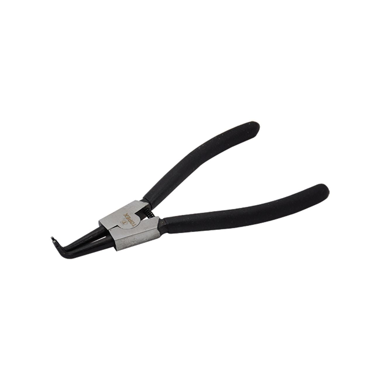 Pinza per anelli esterni mm 180 becchi piegati