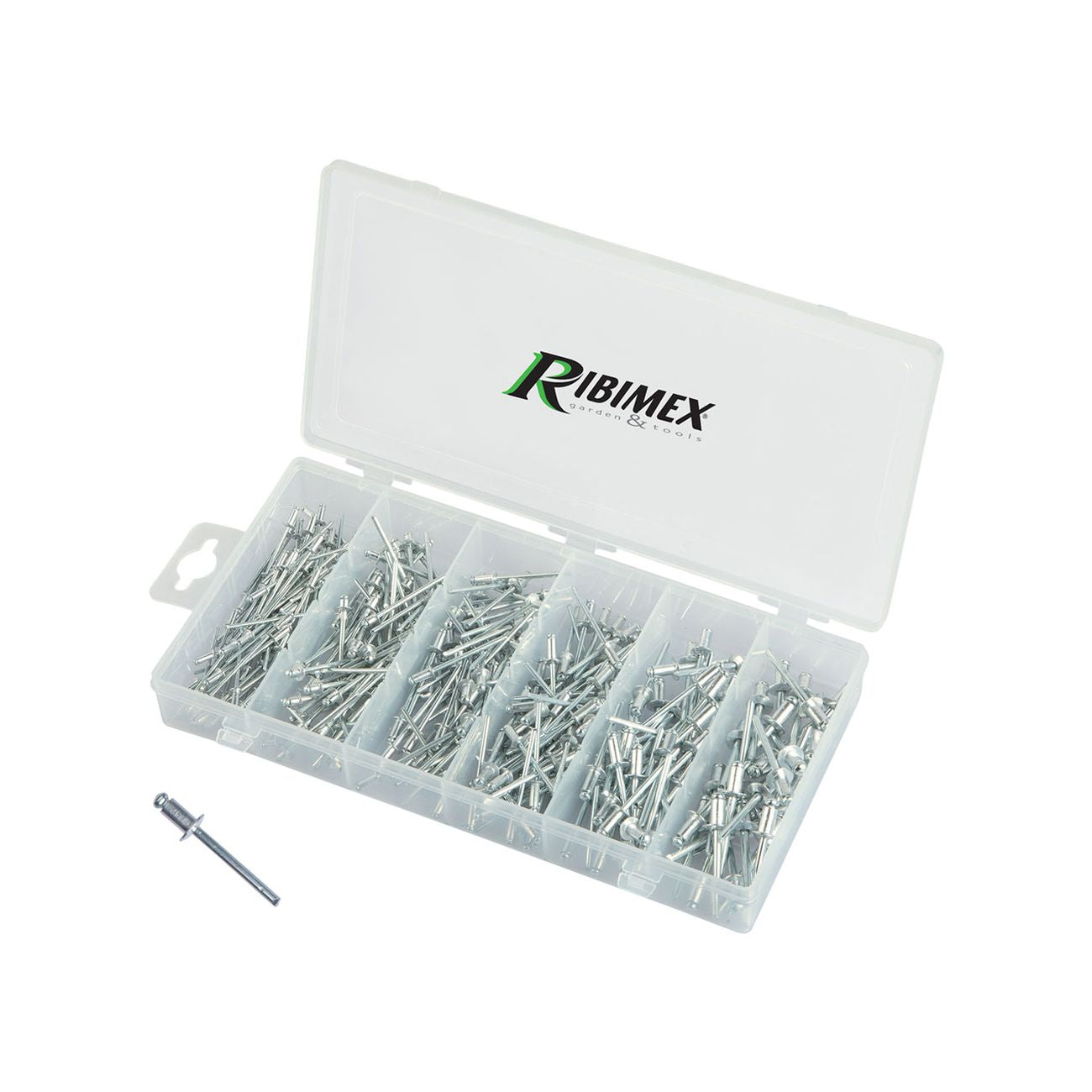 Assortimento rivetti in alluminio totale 320 pz