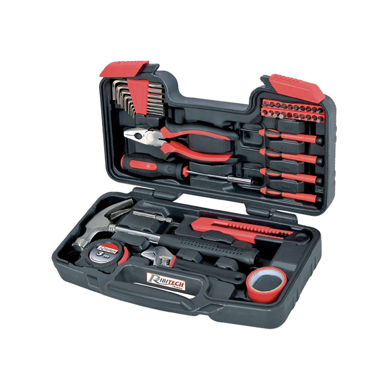 Cassetta utensili manuali cm 32 x 8 x h 19 - 40 pz totali