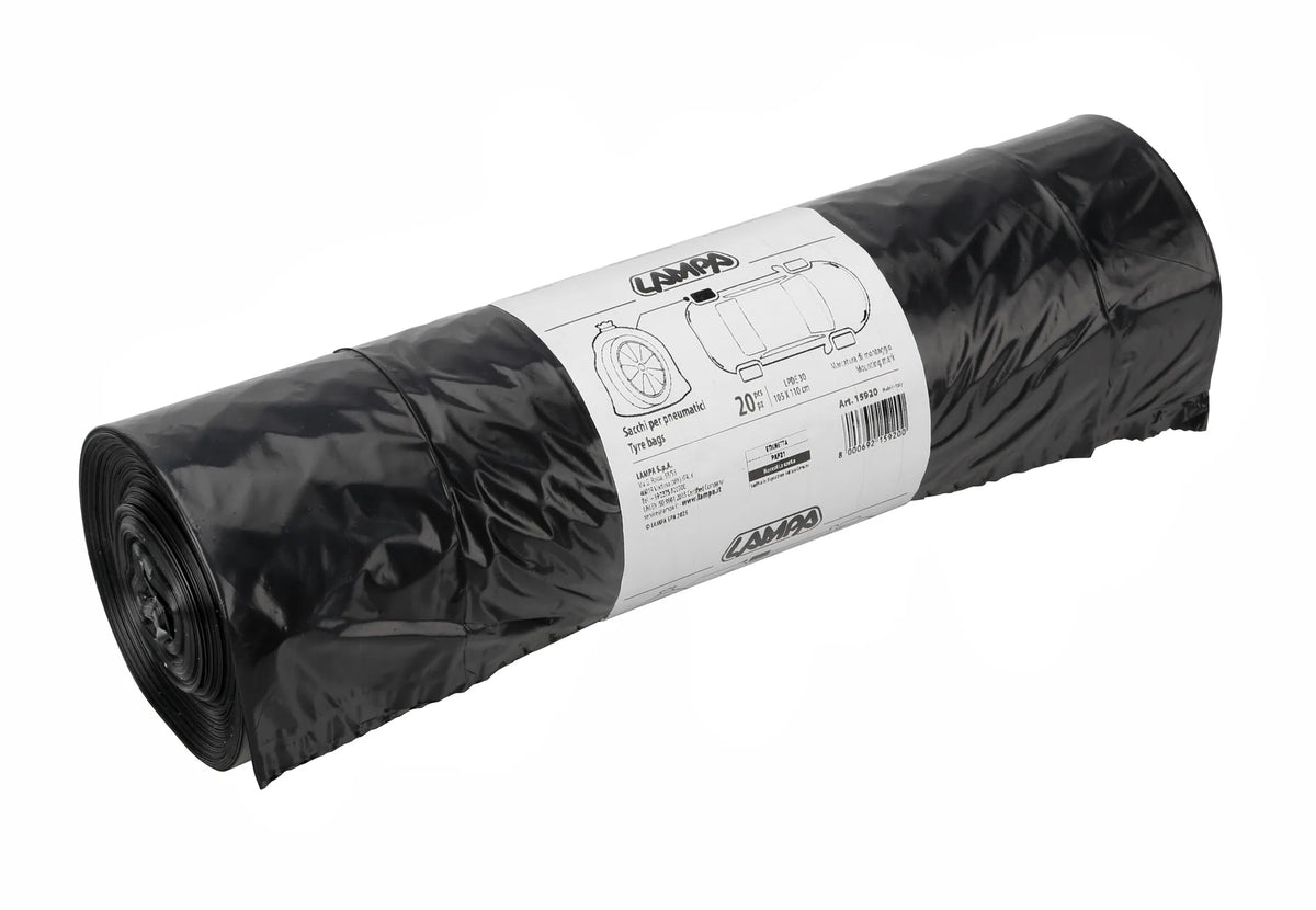 Sacchi per pneumatici, 20 pz - 105x110 cm su fondo bianco