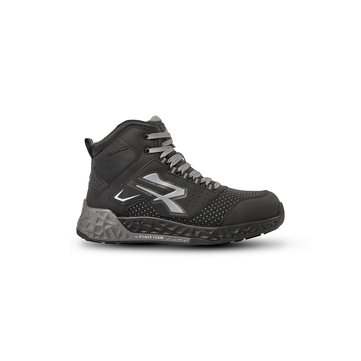 Scarpe antinfortunistiche alte U-Power ARRYN ESD S3S CI HI HRO FO SR Black/Grey