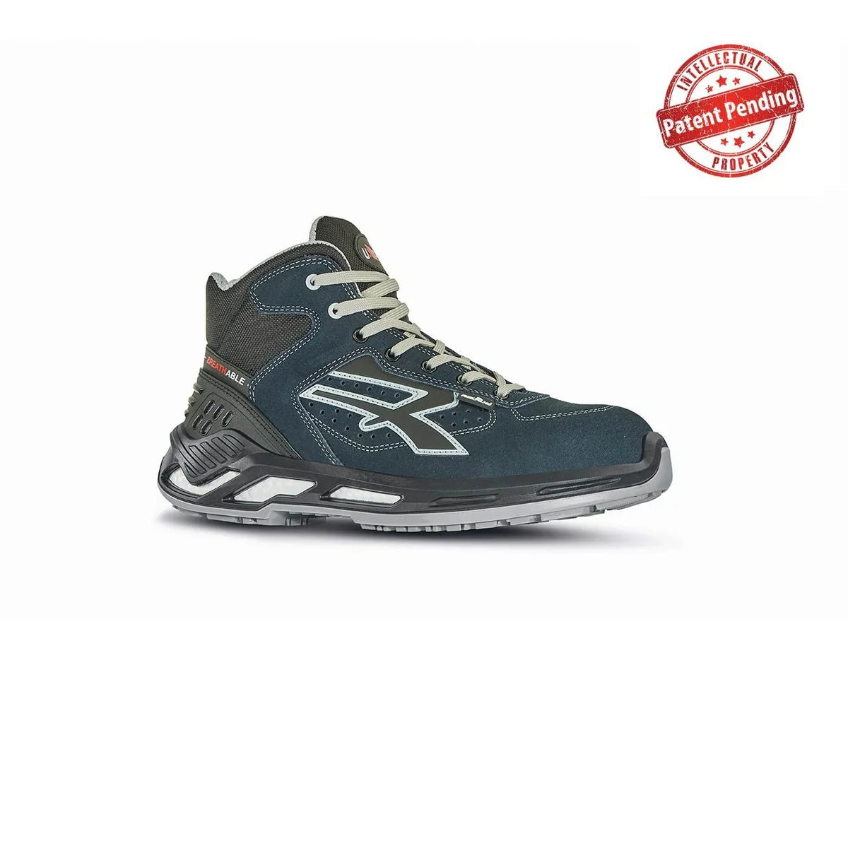 Scarpe antinfortunistiche alte U-Power BLASTER s ESD S1PS FO SR Dark Blue/Grey