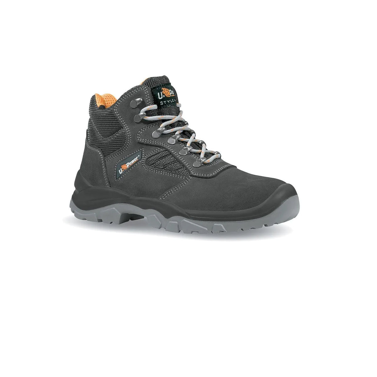 Scarpe antinfortunistiche alte U-Power REAL L S1P FO SR Grey