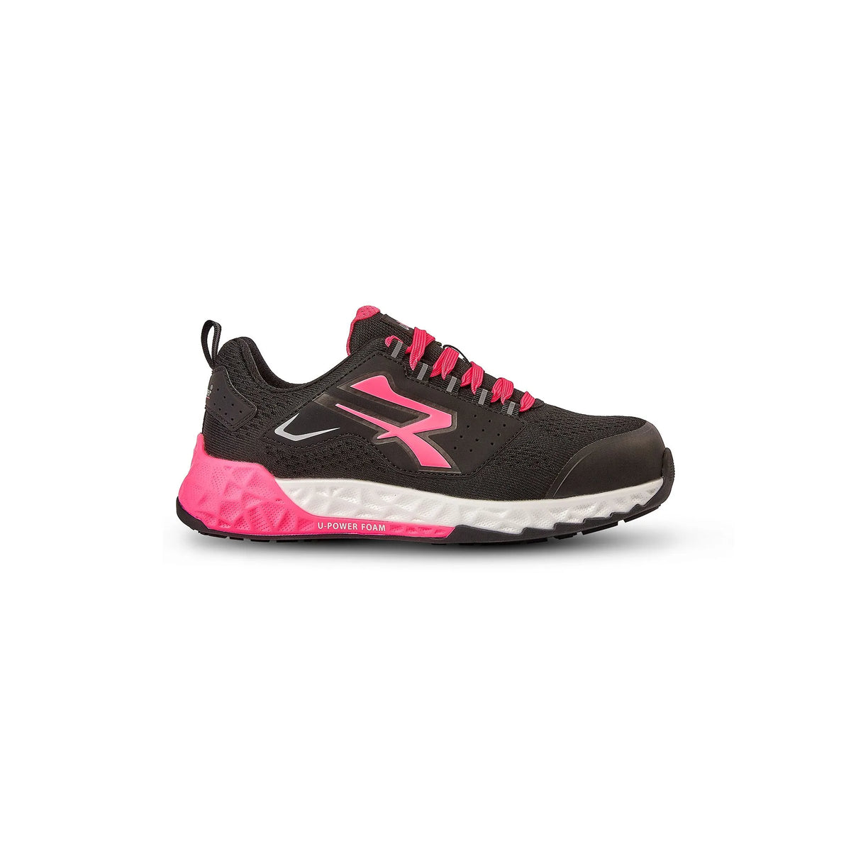 Scarpe antinfortunistiche basse U-Power BRIENNE ESD S1PS HI HRO FO SR Black/Pink