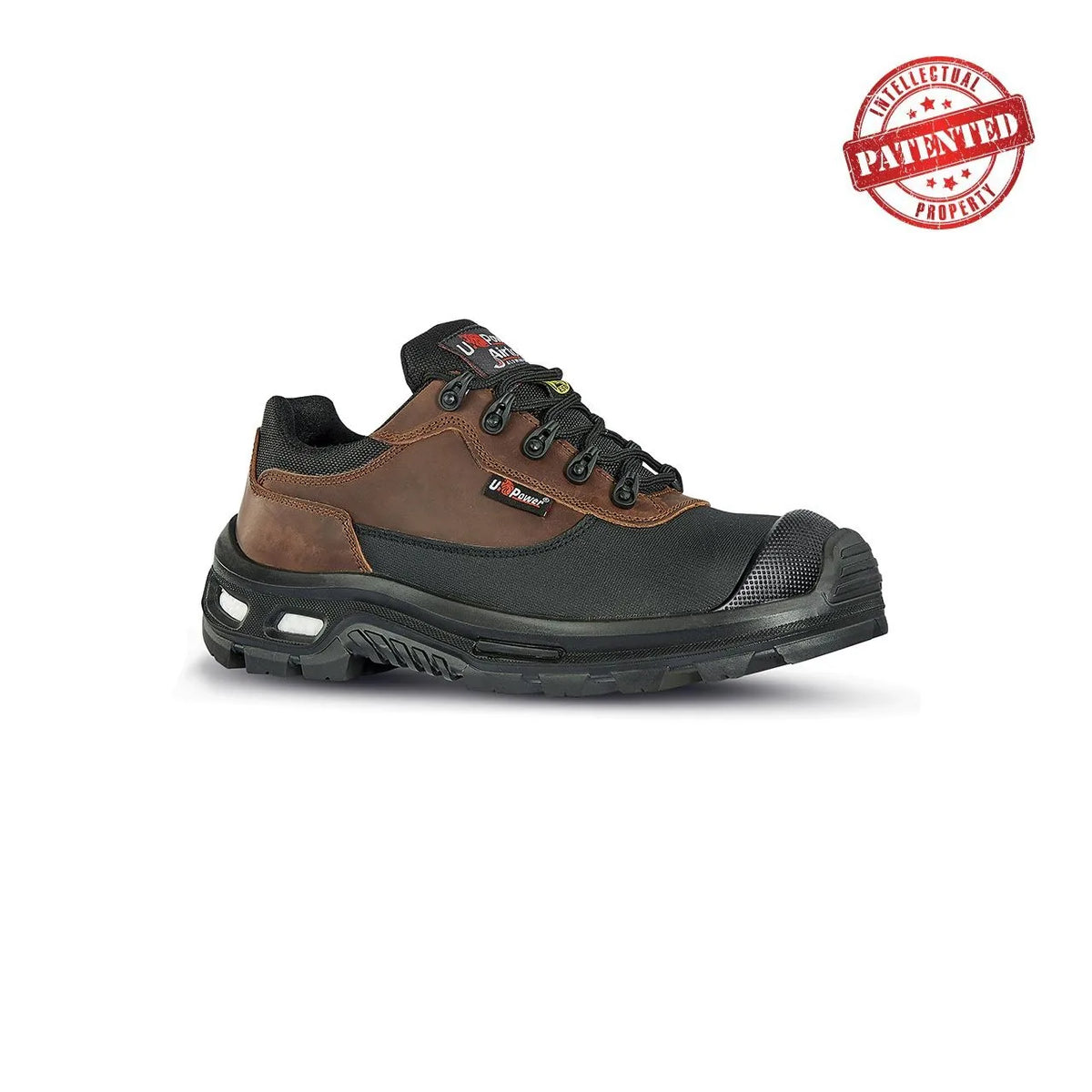 Scarpe antinfortunistiche basse U-Power ESCAPE s ESD S3S CI FO SR Brown/Black