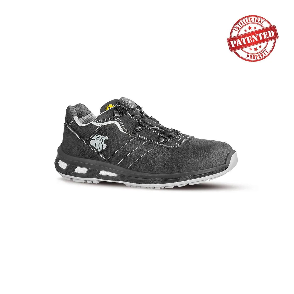 Scarpe antinfortunistiche basse U-Power FACE s ESD S3S CI FO SR Black