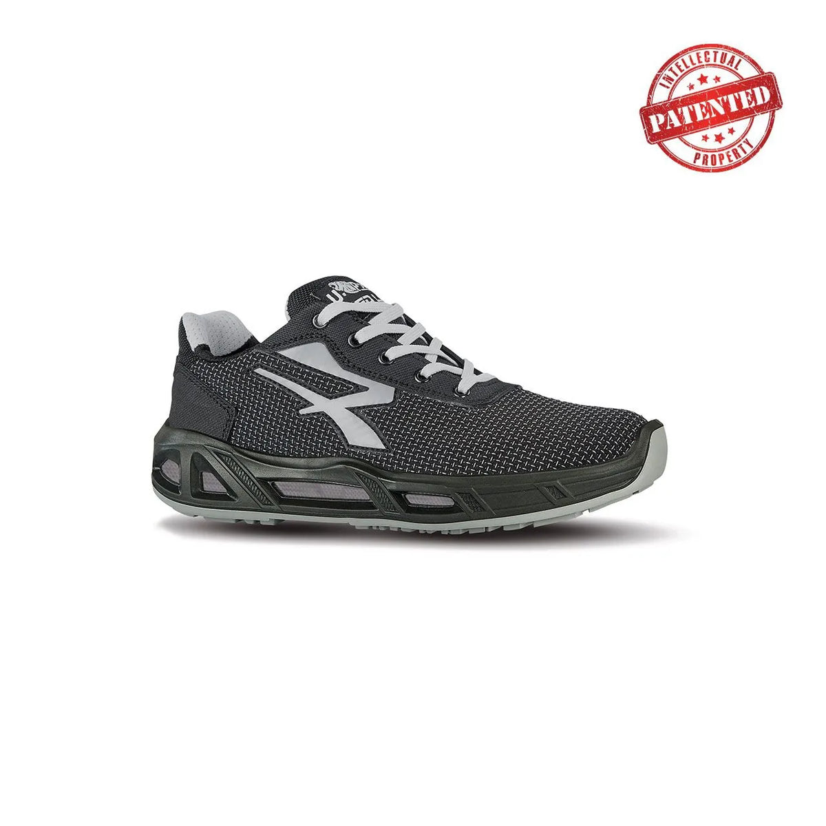 Scarpe antinfortunistiche basse U-Power IMPERIUS CARPET s ESD S3S CI FO SR Black/Grey