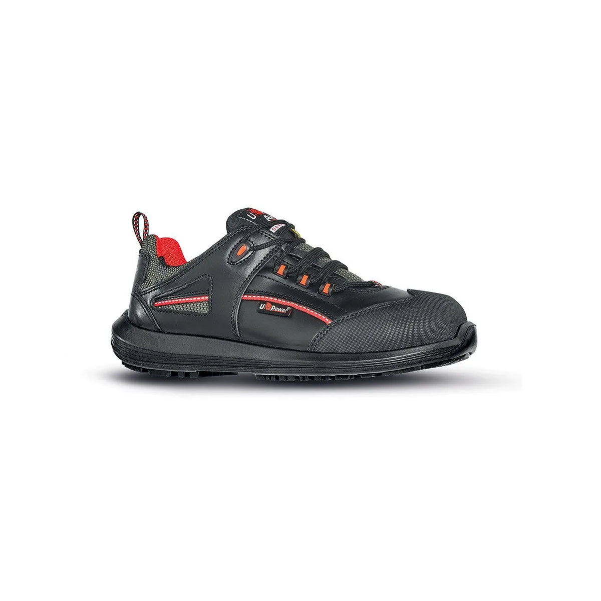 Scarpe antinfortunistiche basse U-Power IROKO s ESD S3S FO SR Black/Red