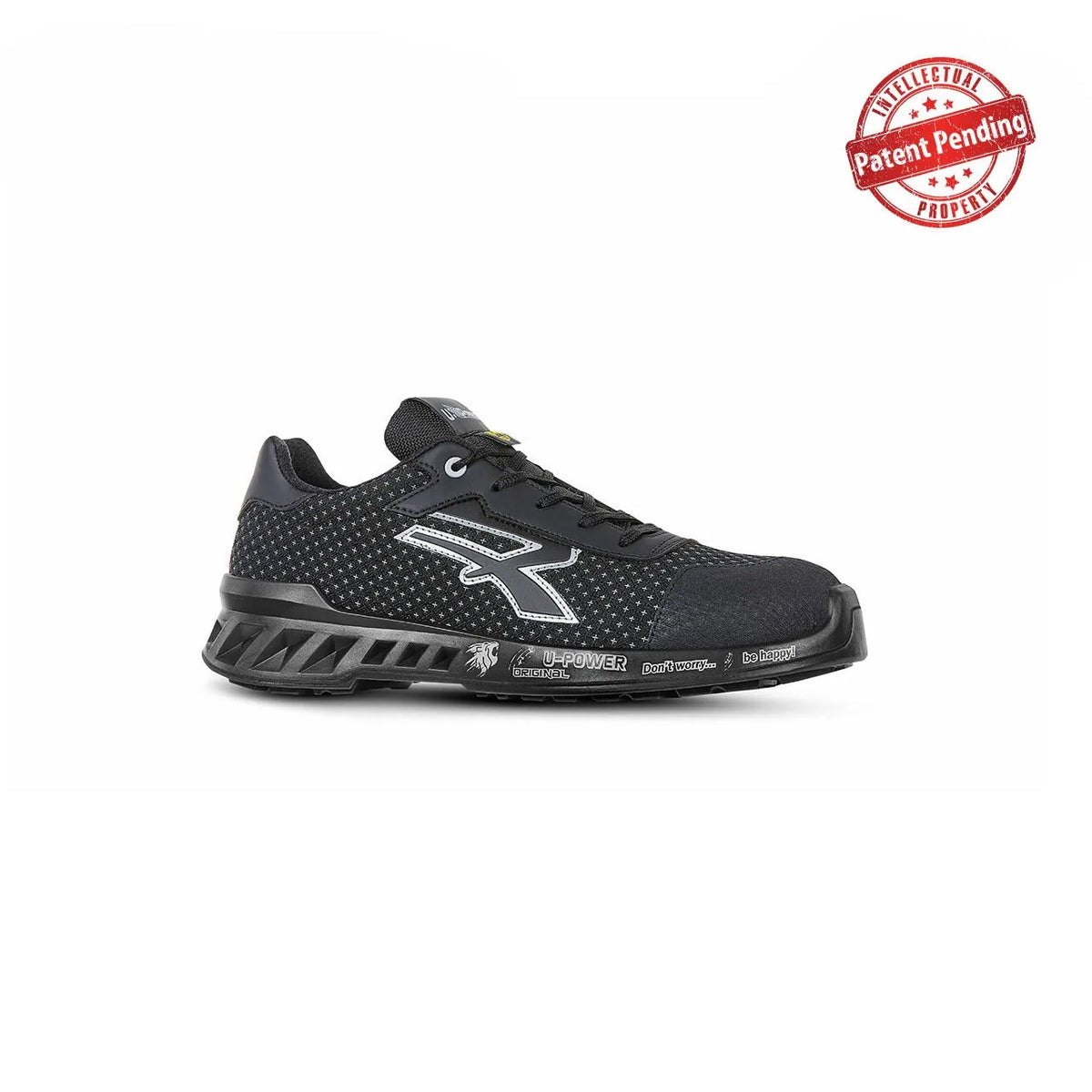 Scarpe antinfortunistiche basse U-Power LOGAN s ESD S3S CI FO SR Black/Grey