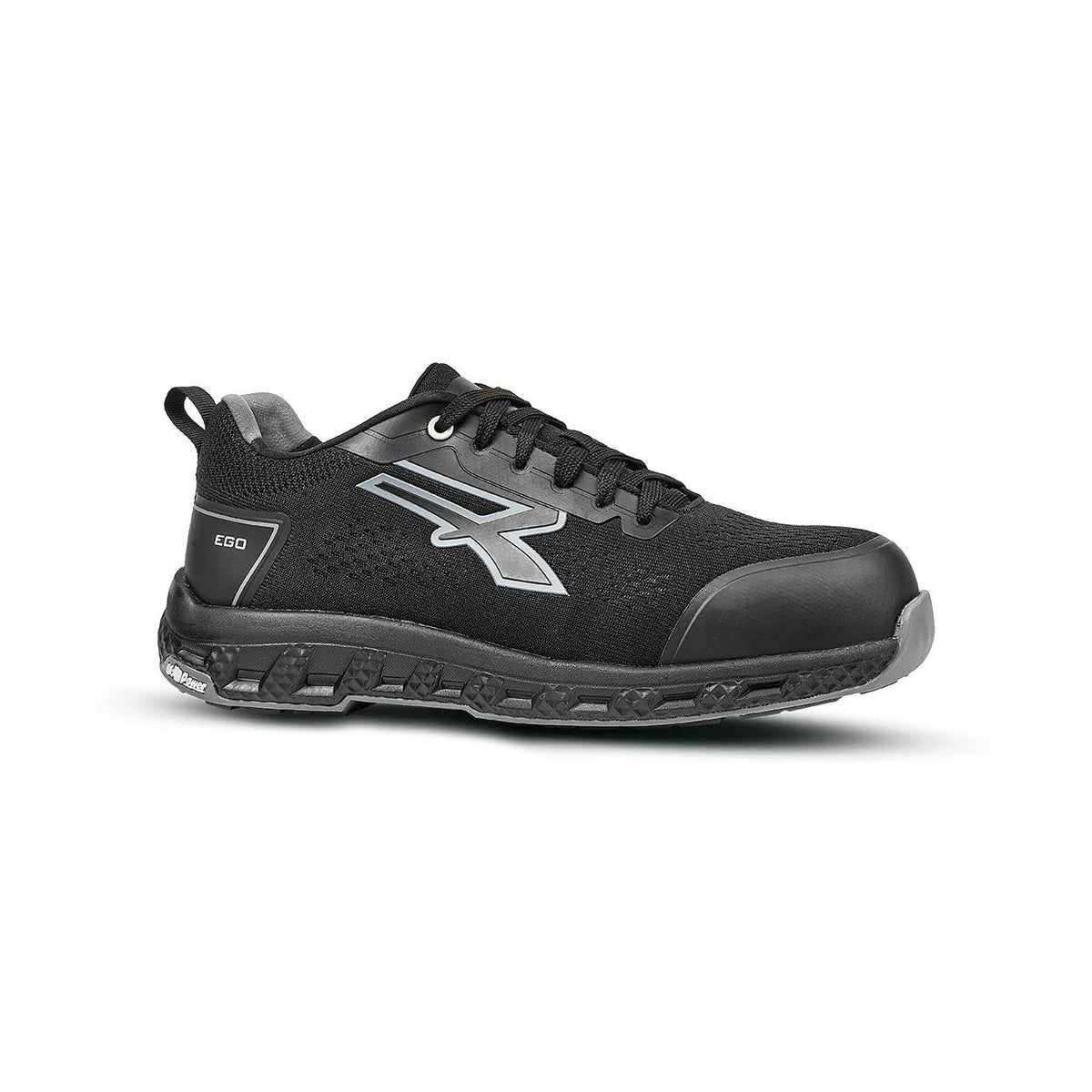 Scarpe antinfortunistiche basse U-Power ROOK ESD S1PS HI HRO FO SR Black/Grey