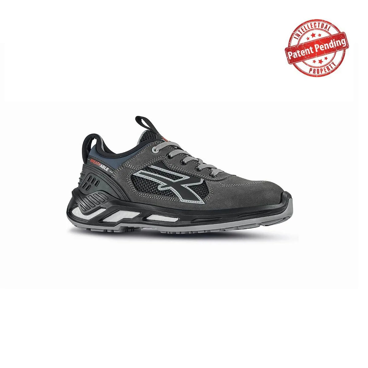 Scarpe antinfortunistiche basse U-Power SABER s ESD S1PS FO SR Grey