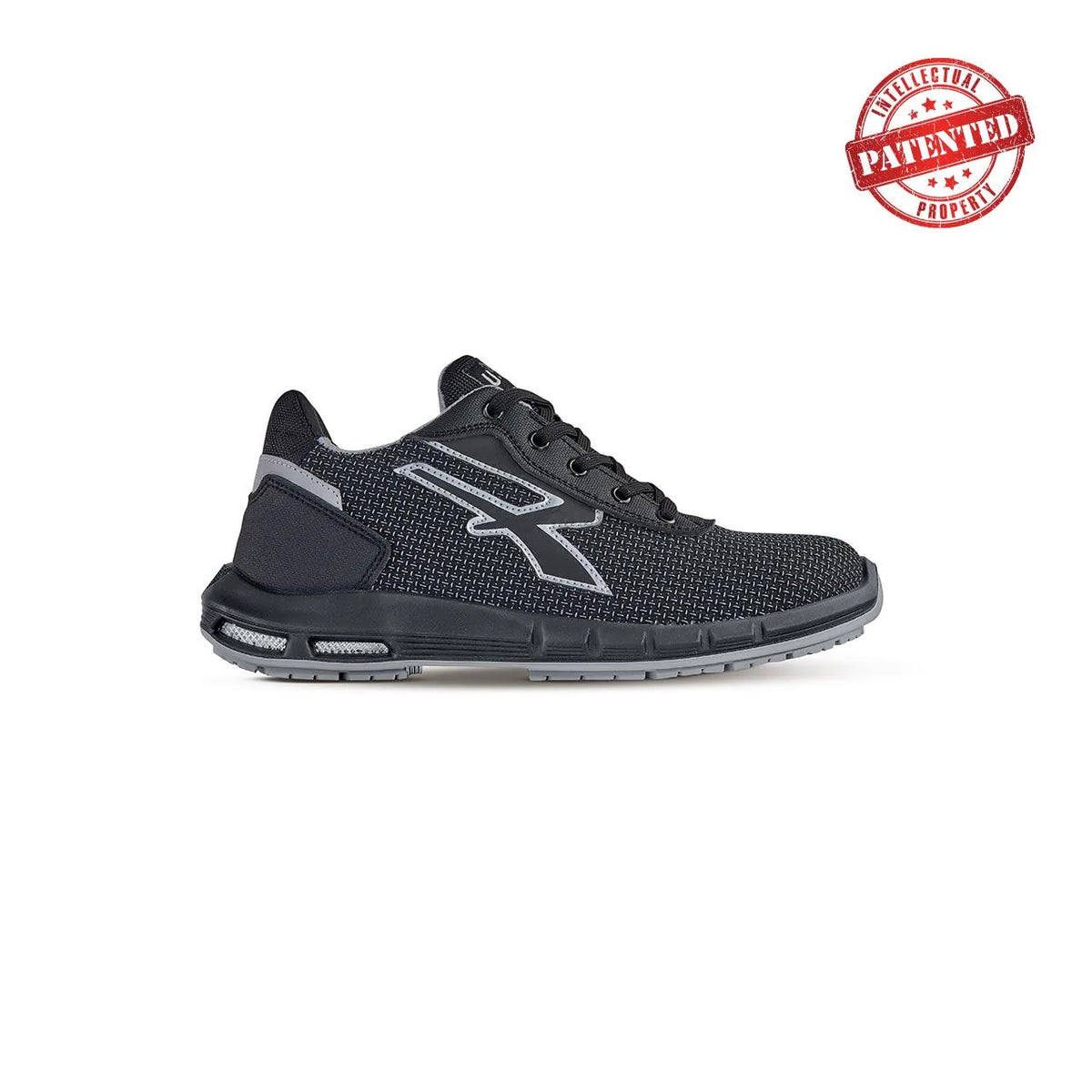 Scarpe antinfortunistiche basse U-Power SCUDO PLUS s ESD S3S CI FO SR Black/Grey