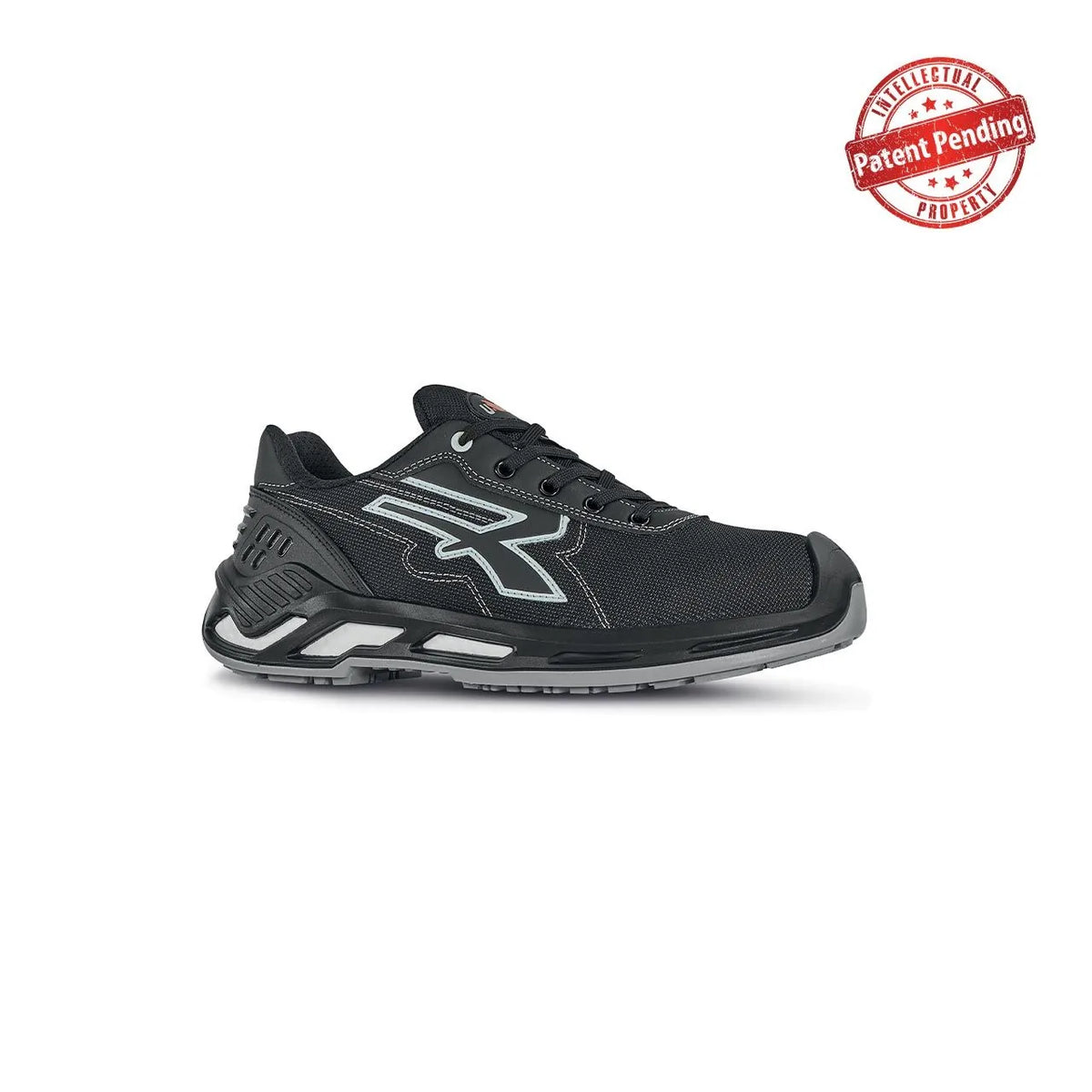 Scarpe antinfortunistiche basse U-Power ZORBI s ESD S3S CI FO SR Black/Grey