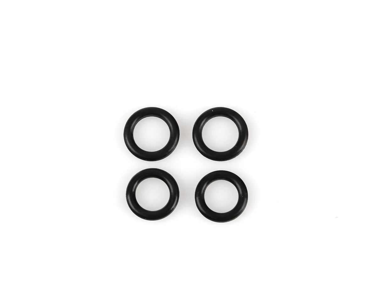 Set 4 O-Ring di ricambio per kit adattatori iniezione su fondo bianco