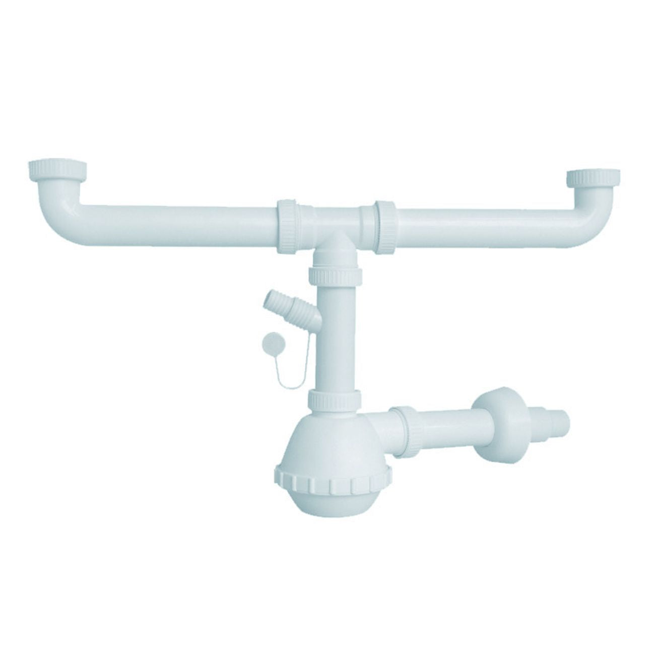 Sifone moplen a fiasco 2 vie con scarico