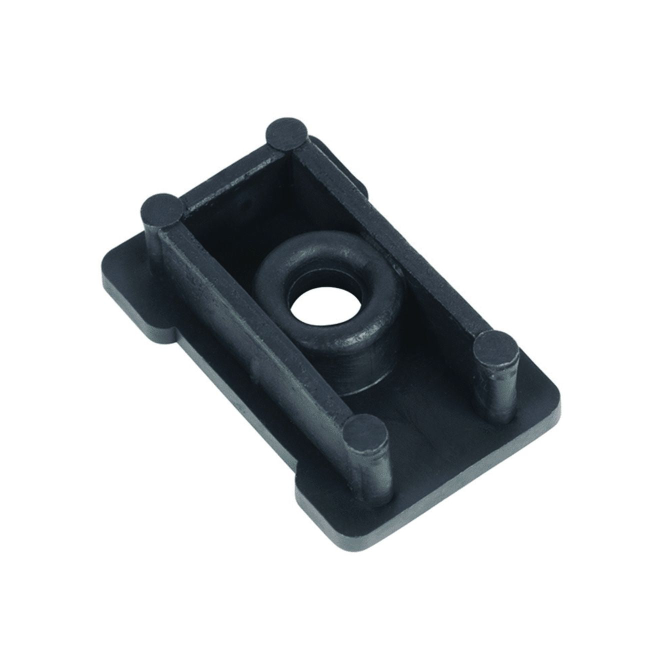 Piedini per montanti a gancio - mm.46x27 - 10 pz