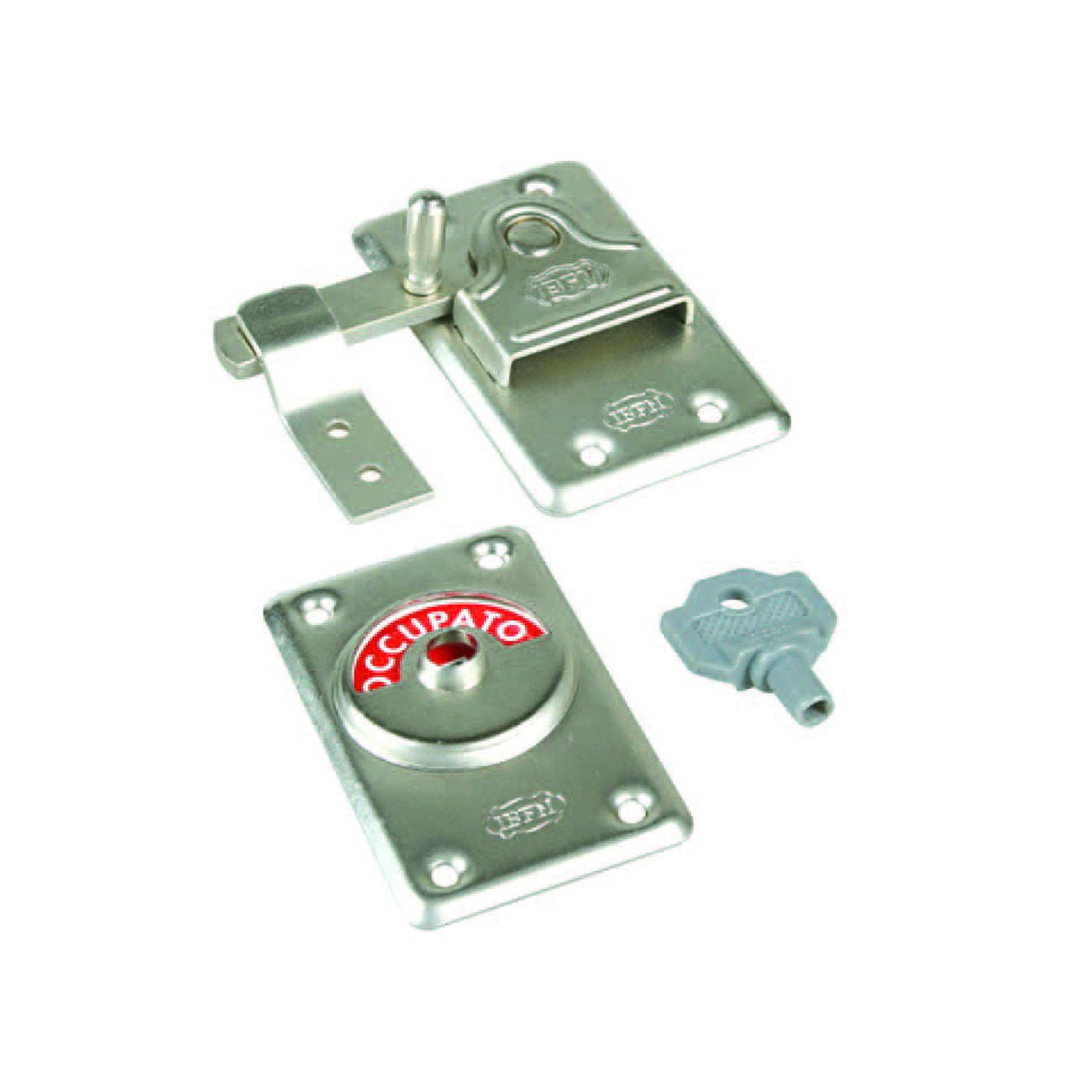 Catenaccio libero-occupato con incontro art.33 - mm.48x80h. - 6 pz