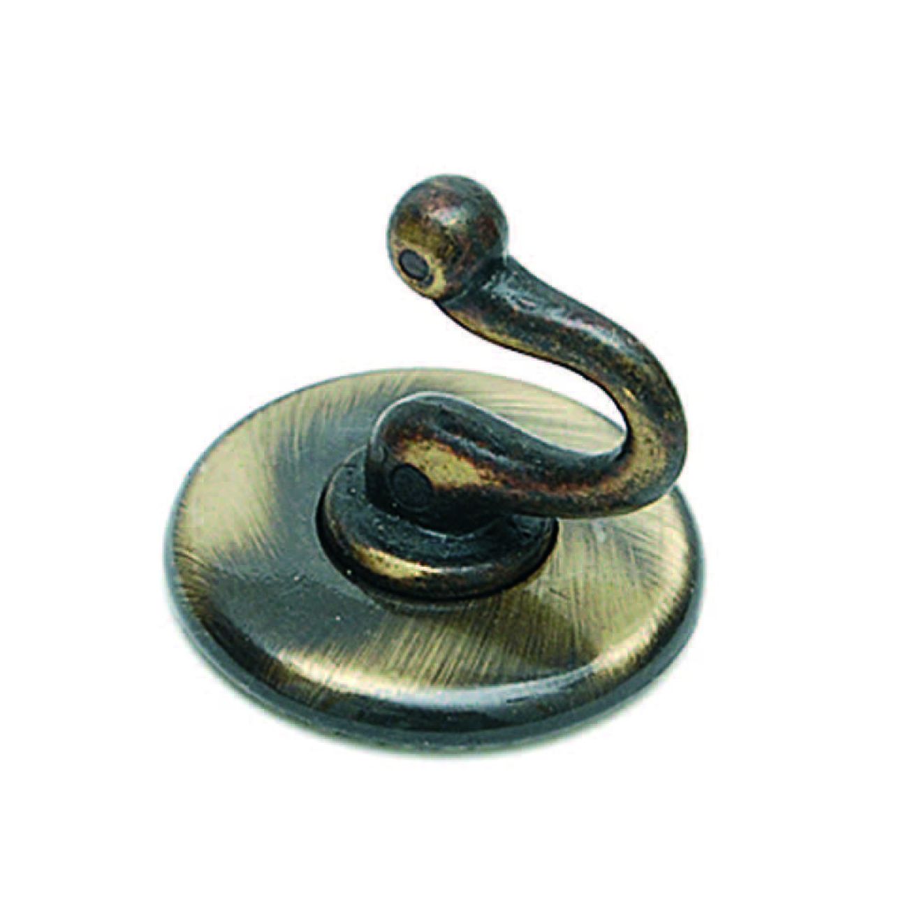 Ganci adesivi smeraldo ottone spazzolato - Ø mm.36 - 20 pz