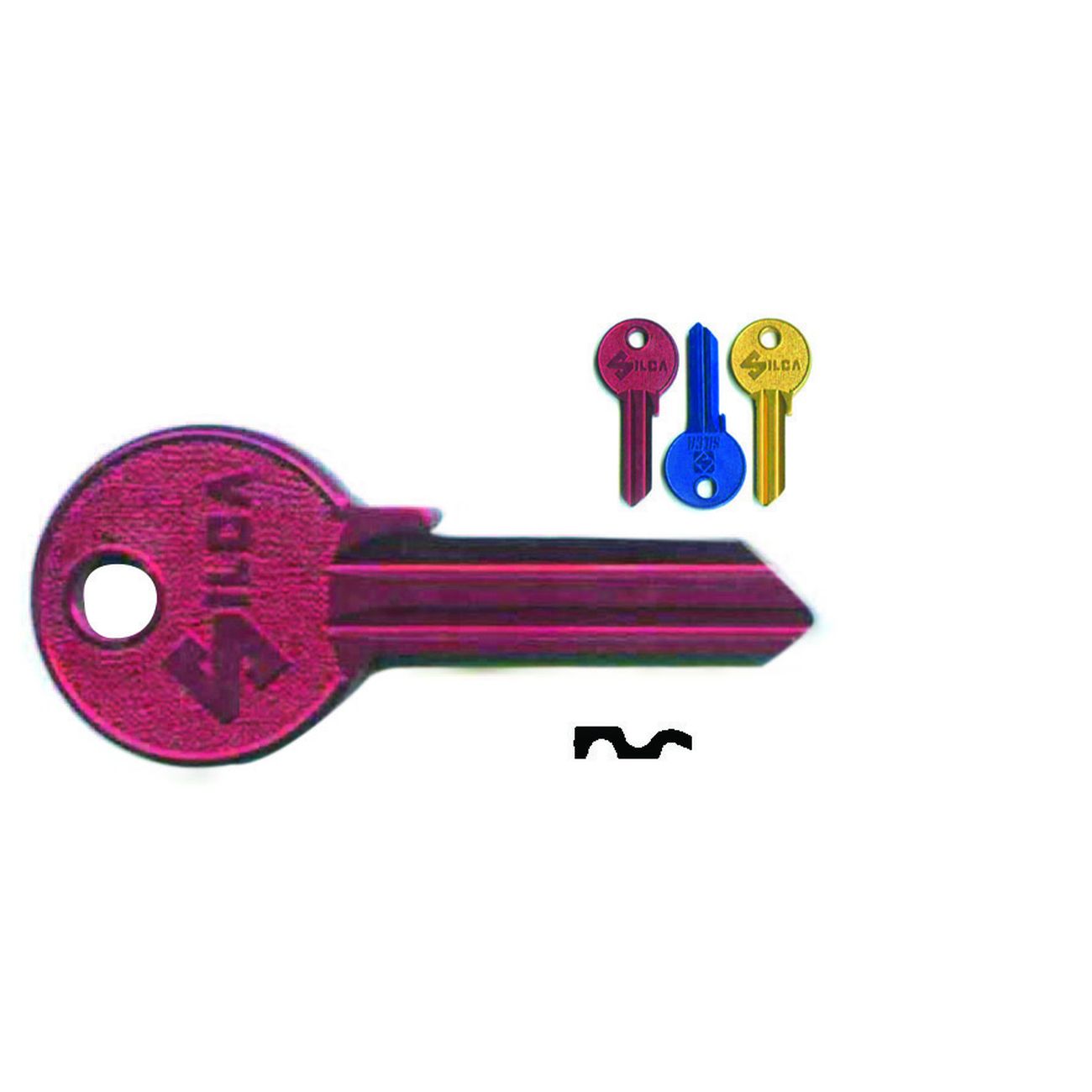 Chiavi per cilindri corbin 5 spine grandi cb5u