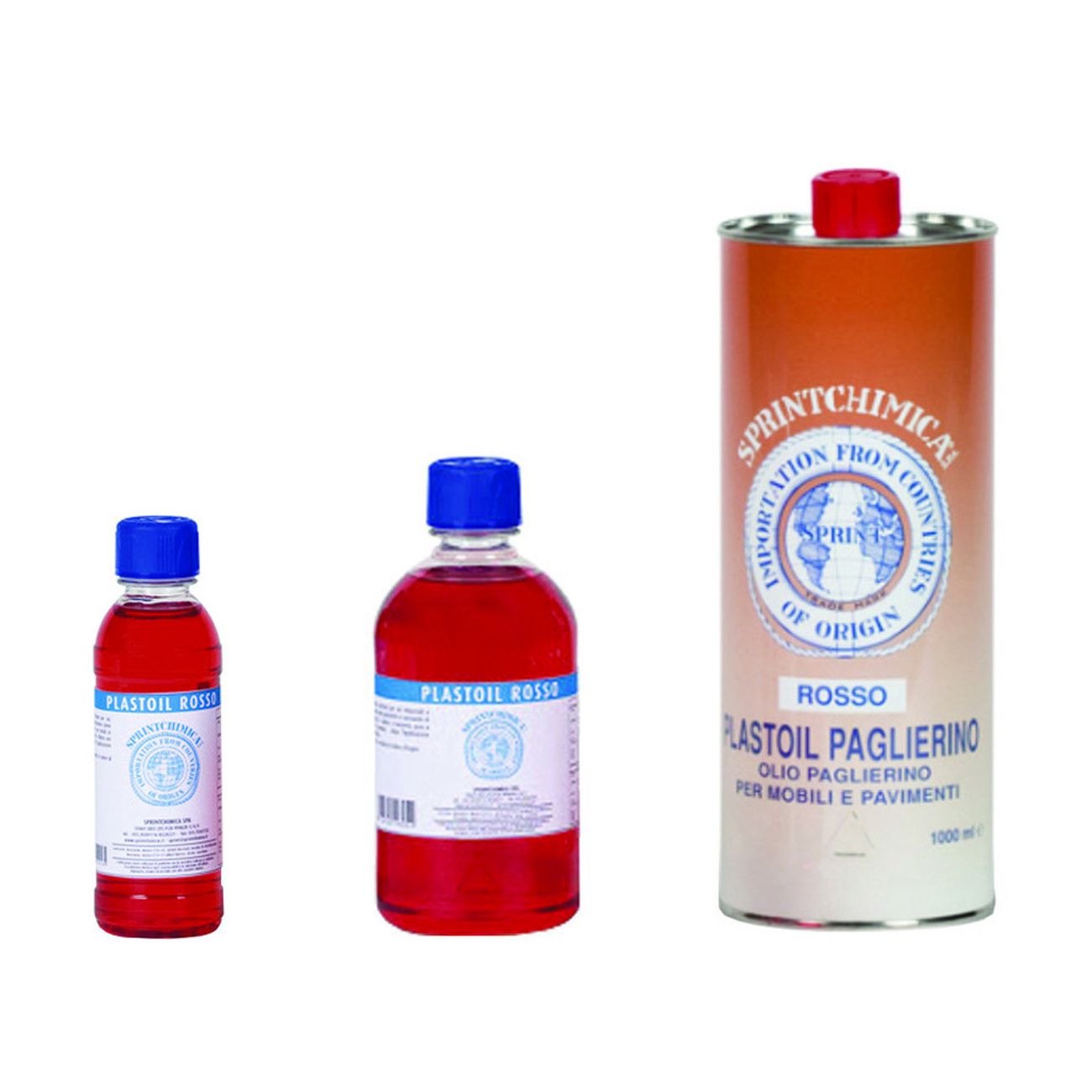 Olio paglierino rosso per mobili - 12 pz