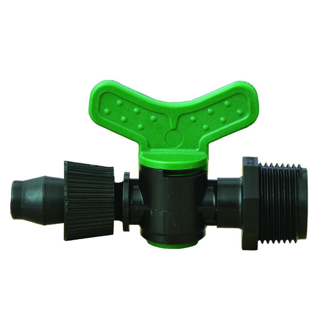 Valvola cilindro per ala con filetto maschio in polipropilene - Ø mm.16xm 3/4 - 20 pz