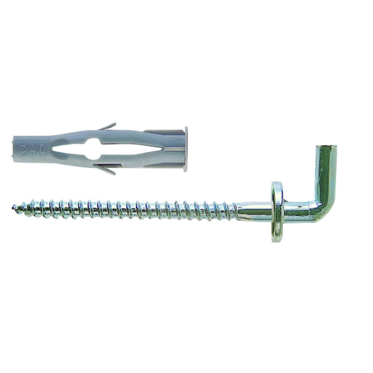 Tassello in nylon con gancio fu-h