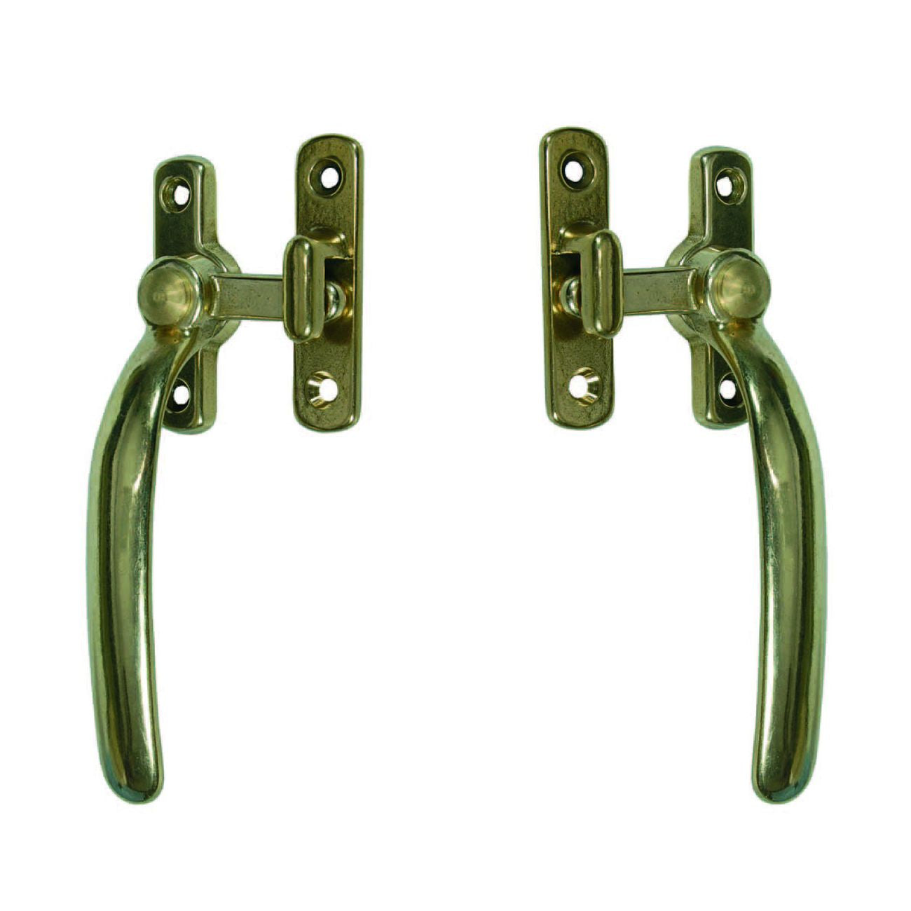 Maniglia a blocco tonda ottone lucido