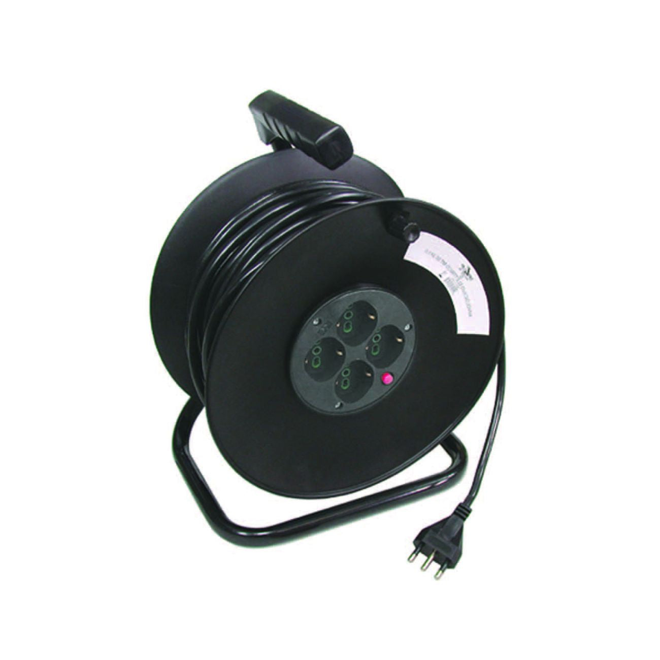 Avvolgicavo elettrico 4 prese polivalenti