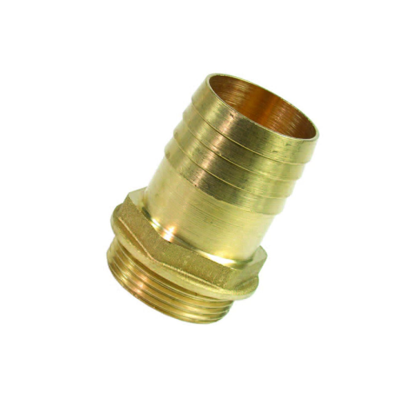 Raccordo filettato e portagomma in ottone