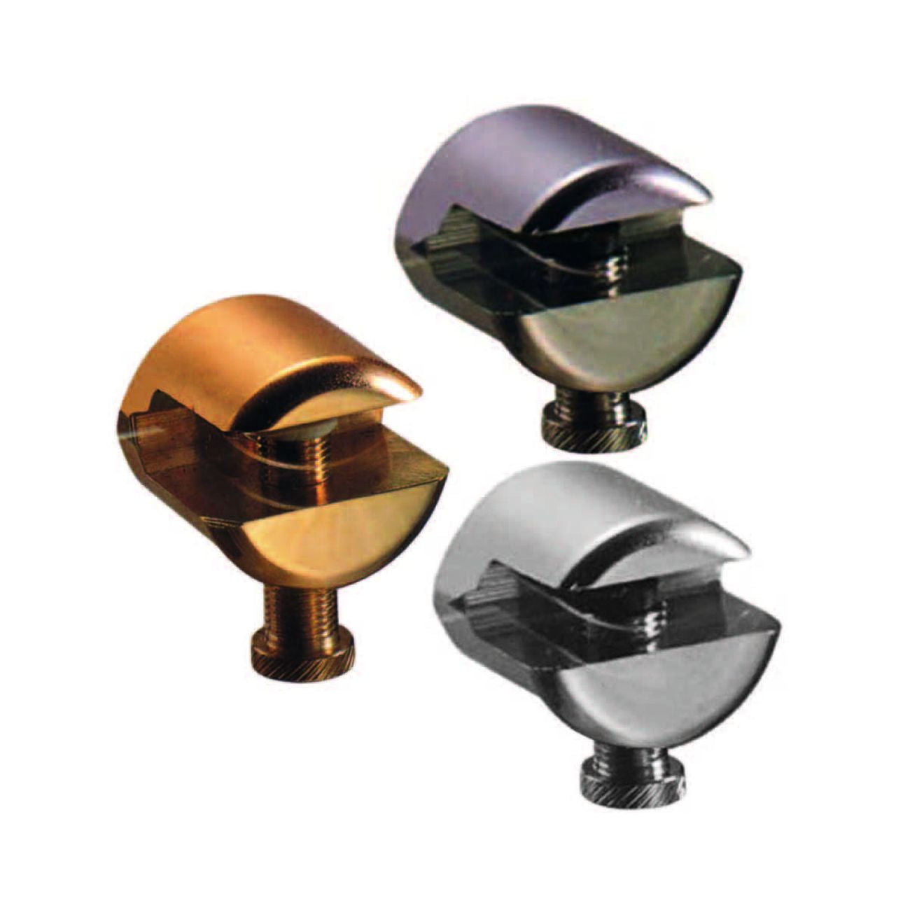 Mensole a morsetto fresata - 5 pz