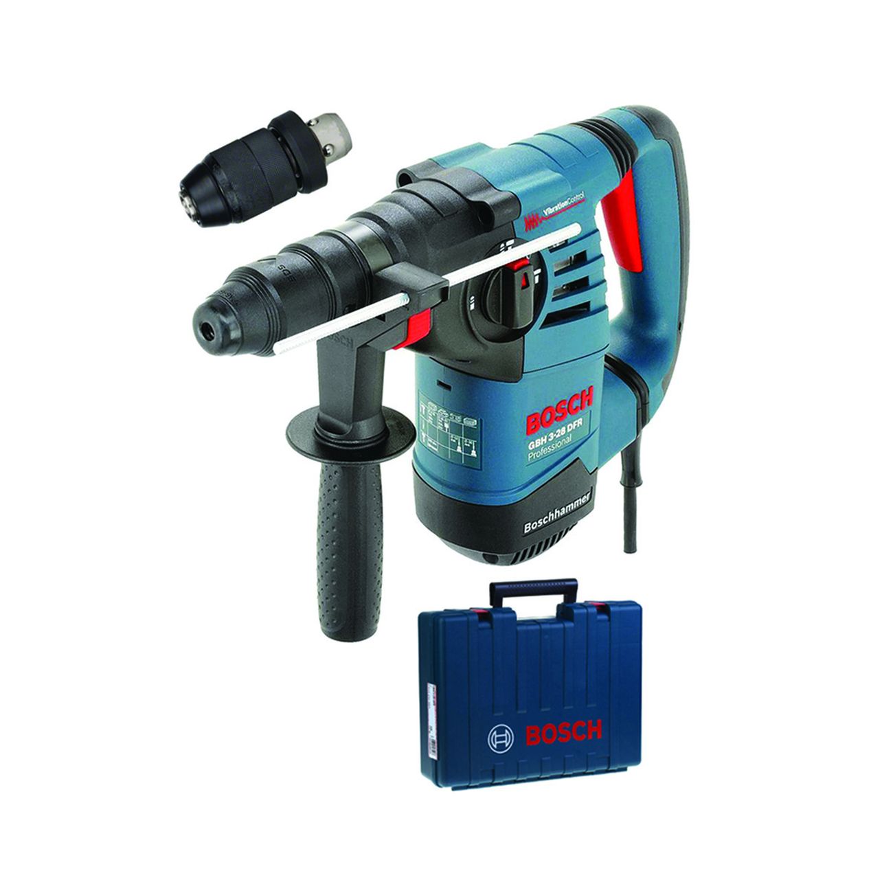 Martello perforatore sds-plus + mandrino mm.13 800w 3,1j(gbh 3-28 dfr)