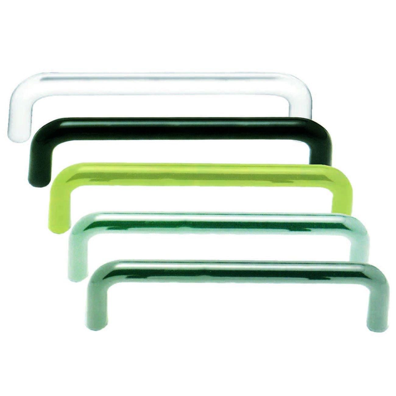 Maniglie per mobili rettangolari fisse in zama