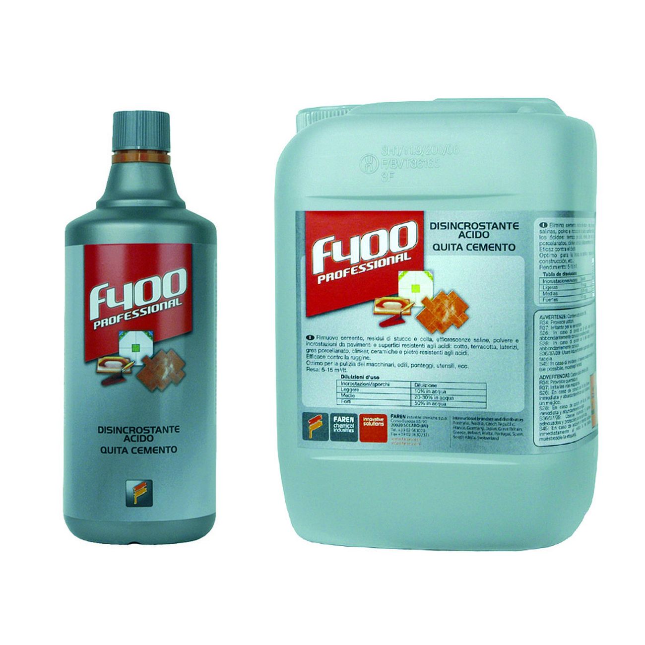 Acido forte per cemento f400