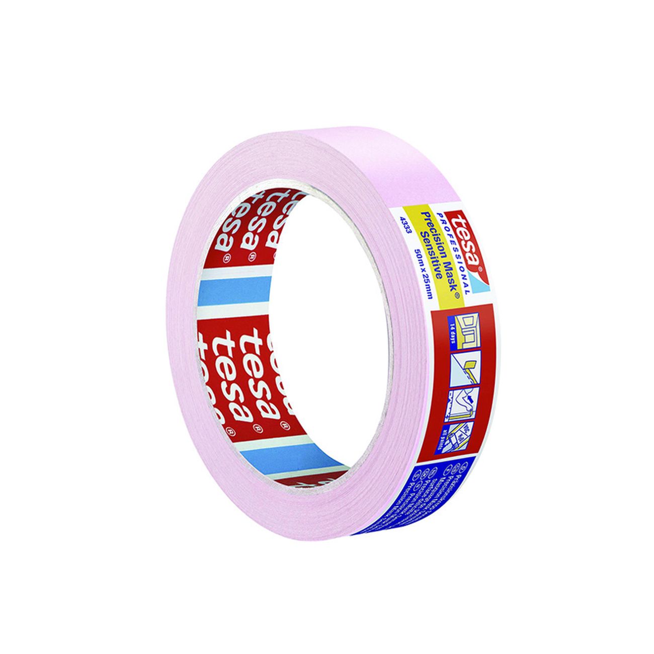 Nastro carrozziere rosa sottile precision mask sensitive 4333