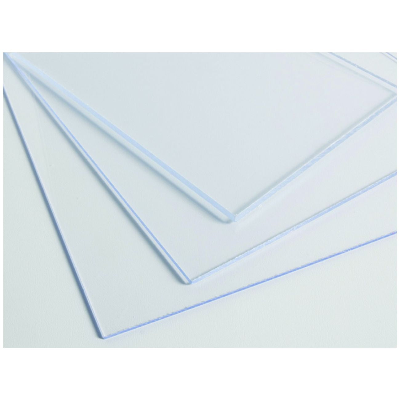 Vetro Sintetico Pretagliato Liscio - mm.1000x1000x2,5 Plexiglass