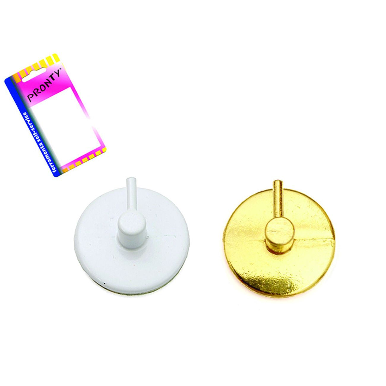 Gancio per bris bris tondo in metallo in blister