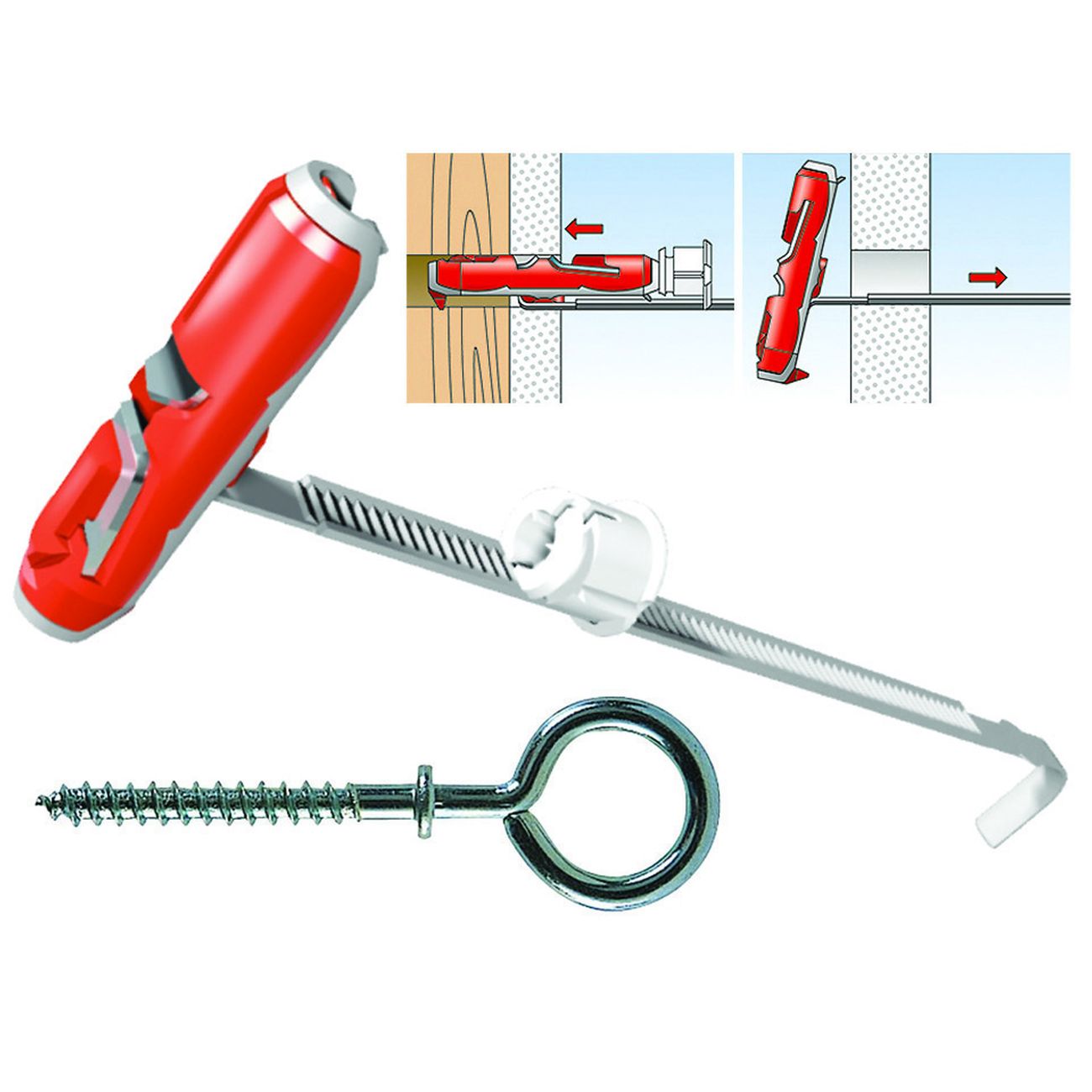 Fissaggio basculante in nylon duotec 10o - Ø mm.10 - 25 pz