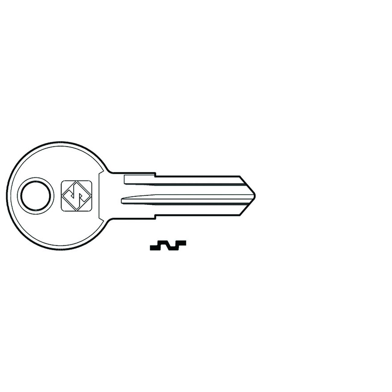 Chiavi per cilindri renz 5 spine piccole