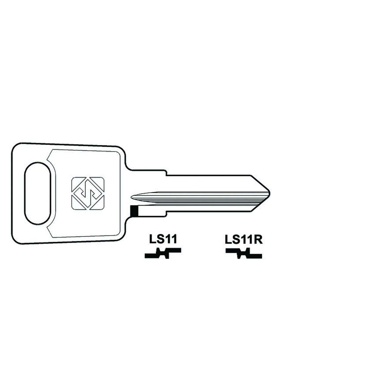 Chiavi per cilindri las 6 spine piccole