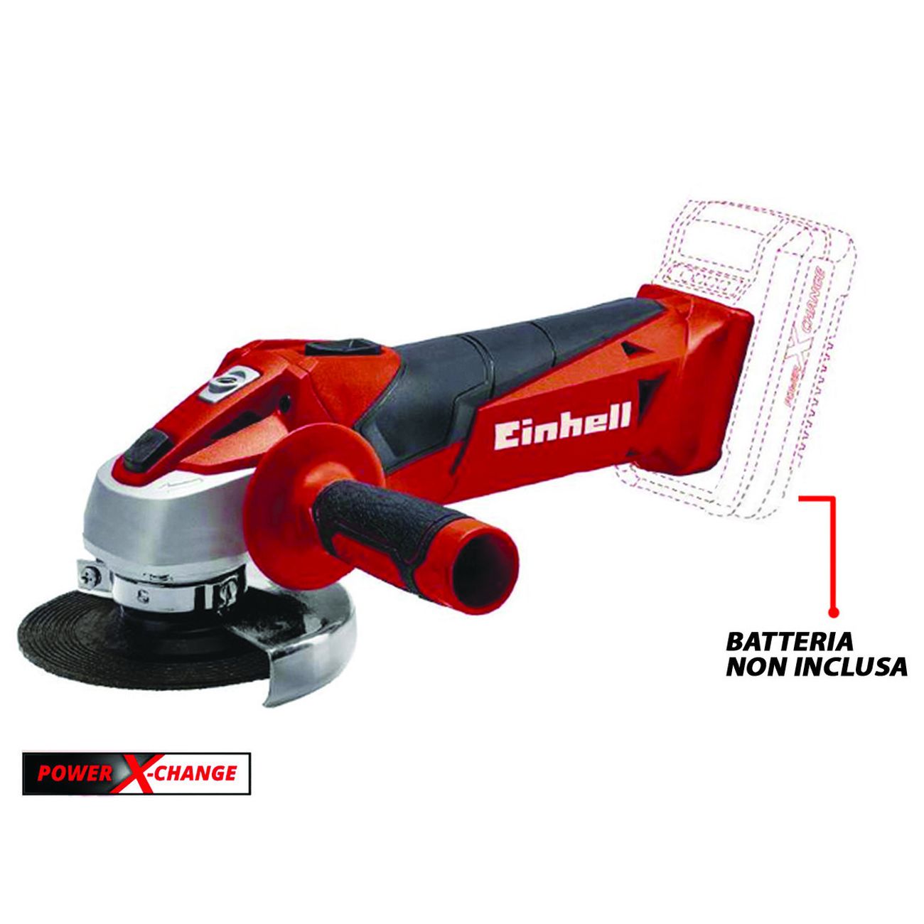 Smerigliatrice angolare a batteria 18volt (tc-ag 18/115 li)
