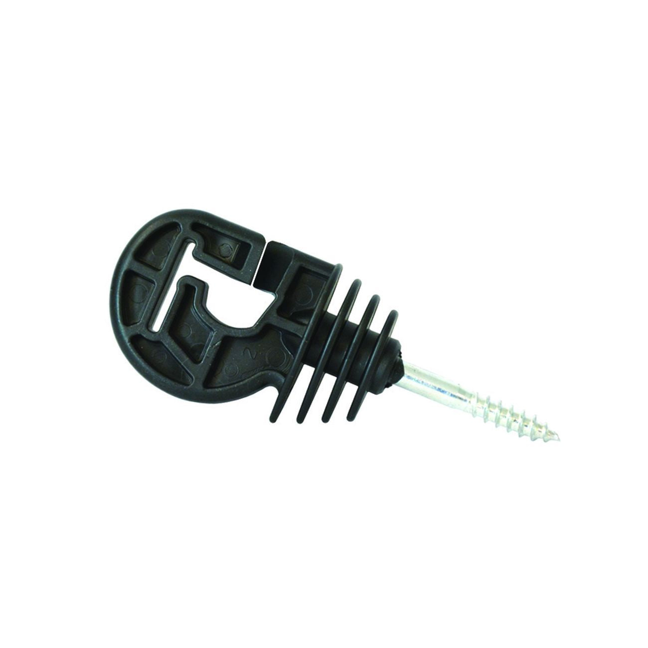 Isolatore elettrorecinzionenato premium c/vite per legno - vite zincata mm.37 - 25 pz