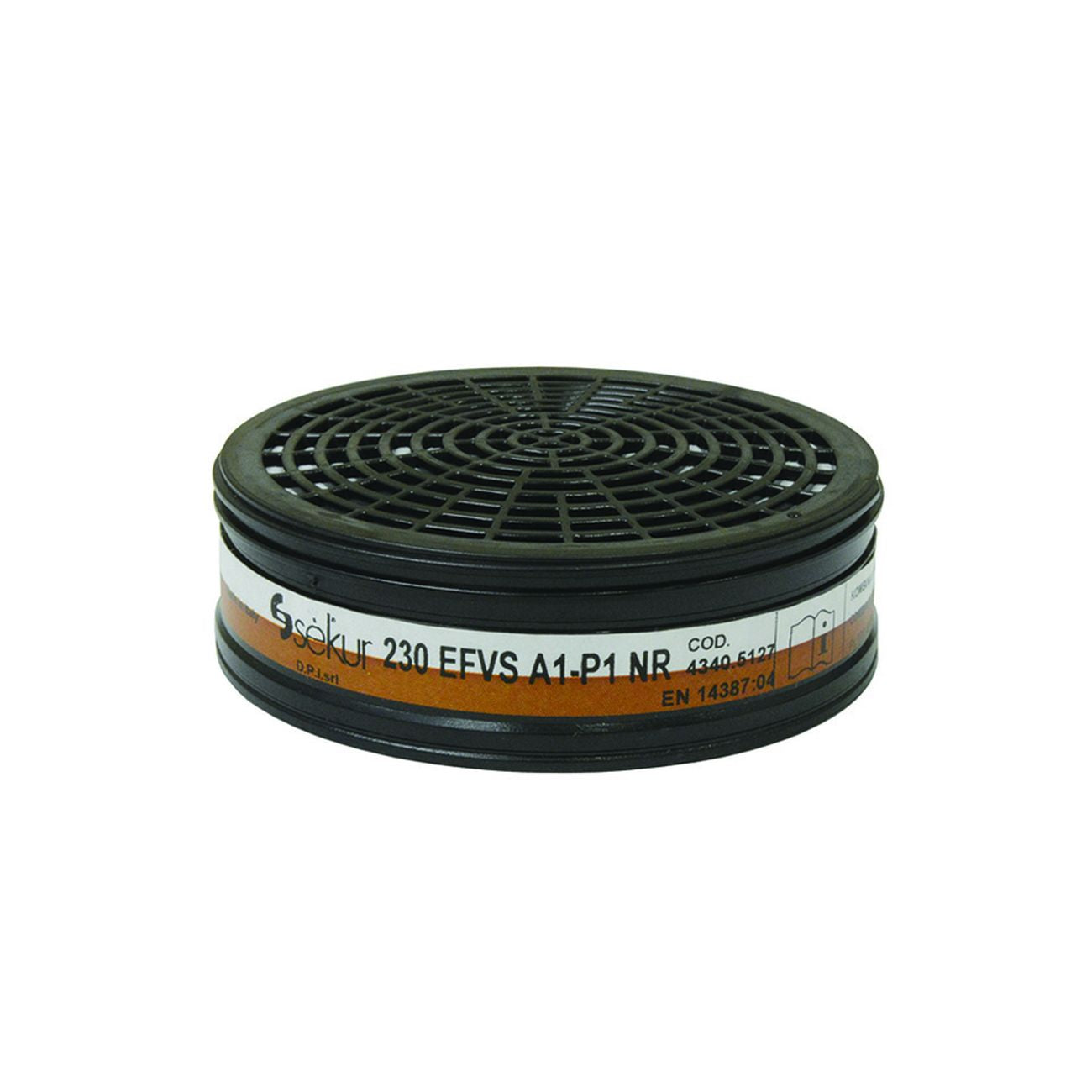 Filtronato serie 230 ef+vs a1 p1 nr per semimaschera polimask230 - 230 ef+vs a1 p1 nr